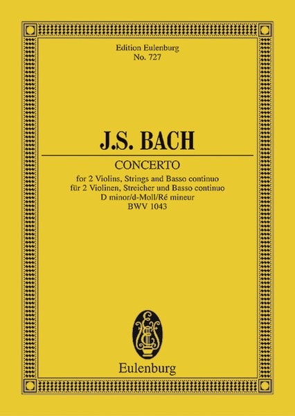 Forwoods ScoreStore | Bach: Double Concerto D minor BWV 1043 (Study ...
